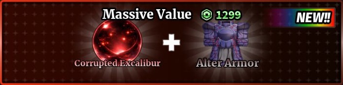 Corrupted Excalibur + Alter Armor